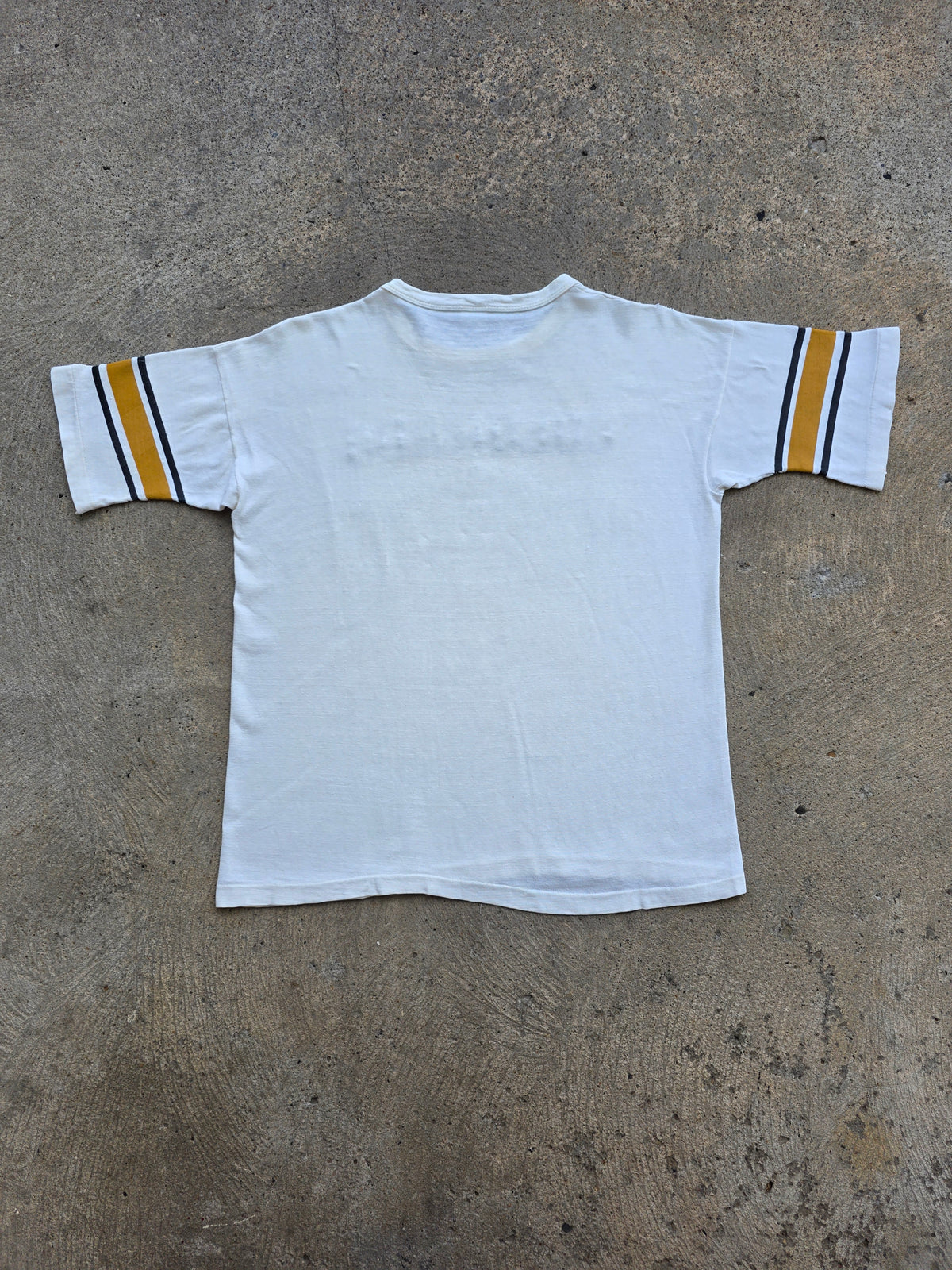 1970s Colorado University Champion Blue Bar Shirt XL