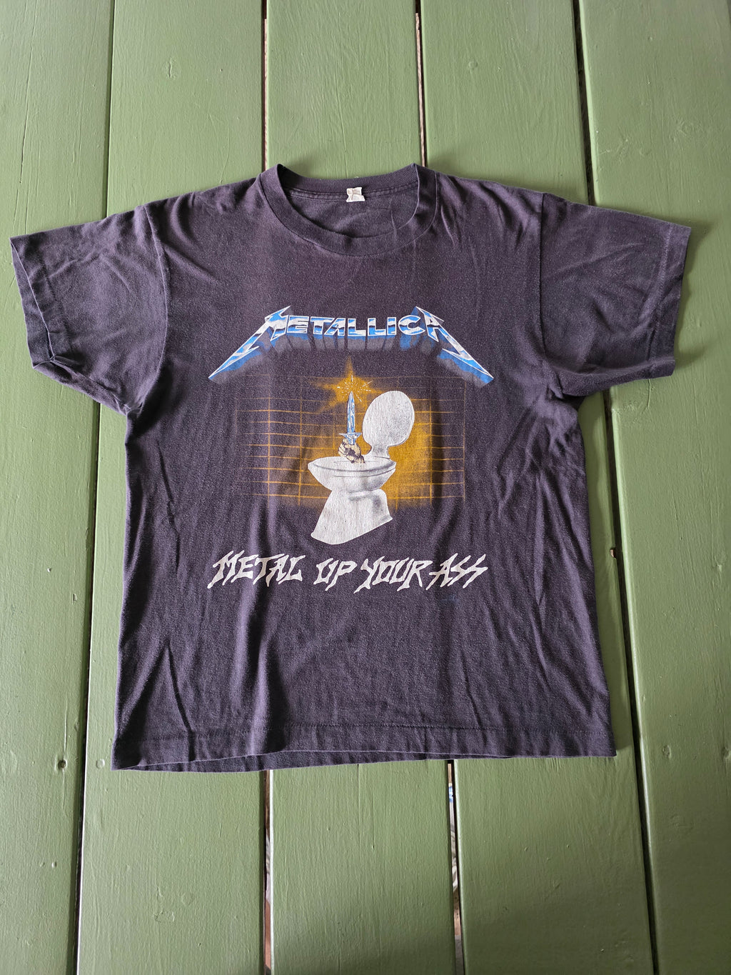 80s Metallica Metal Up Your Ass