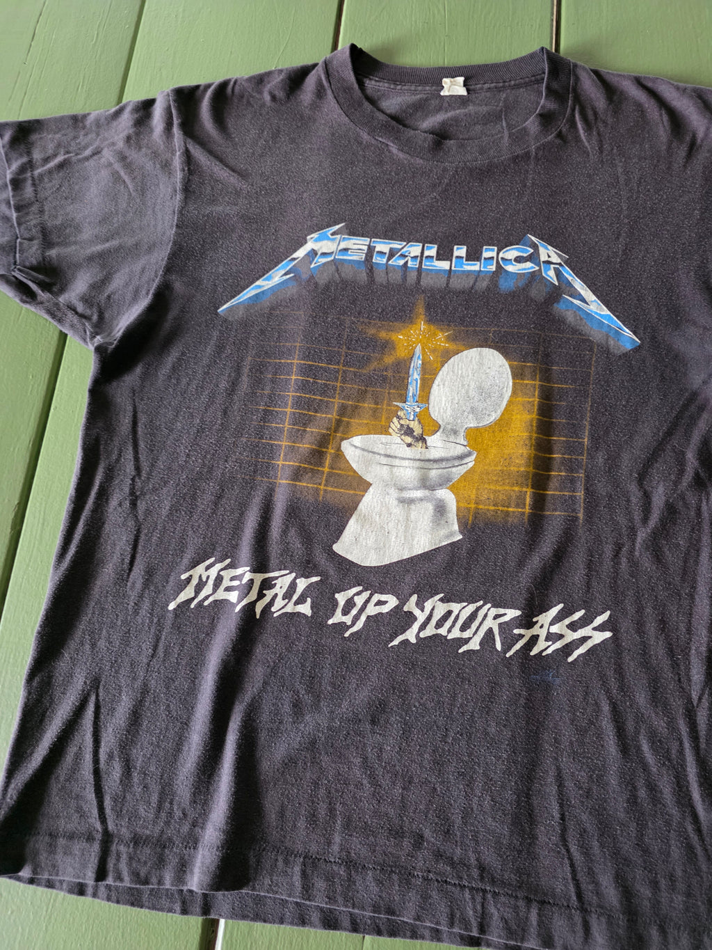 80s Metallica Metal Up Your Ass
