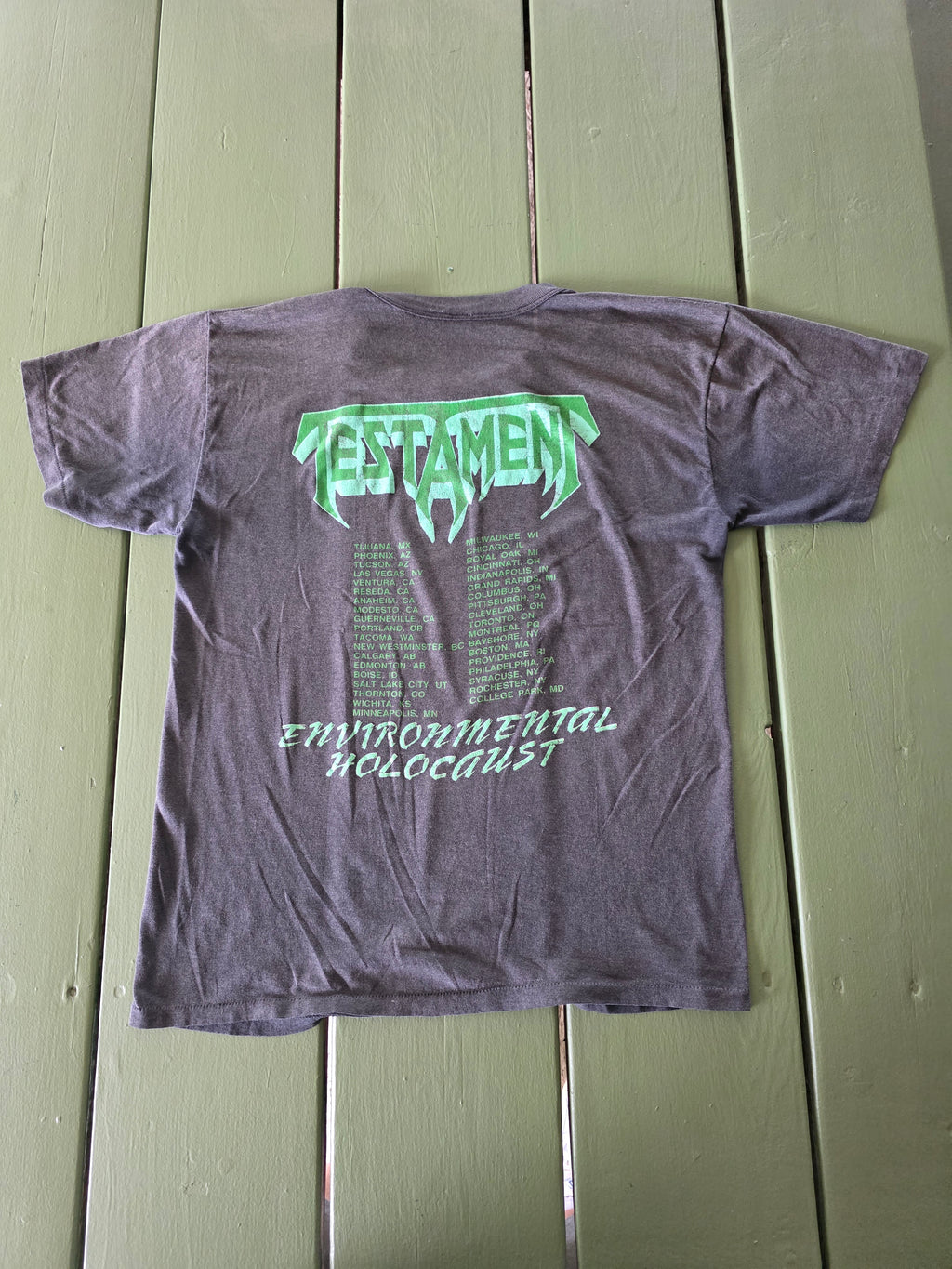 80s Testament Greenhouse Effect