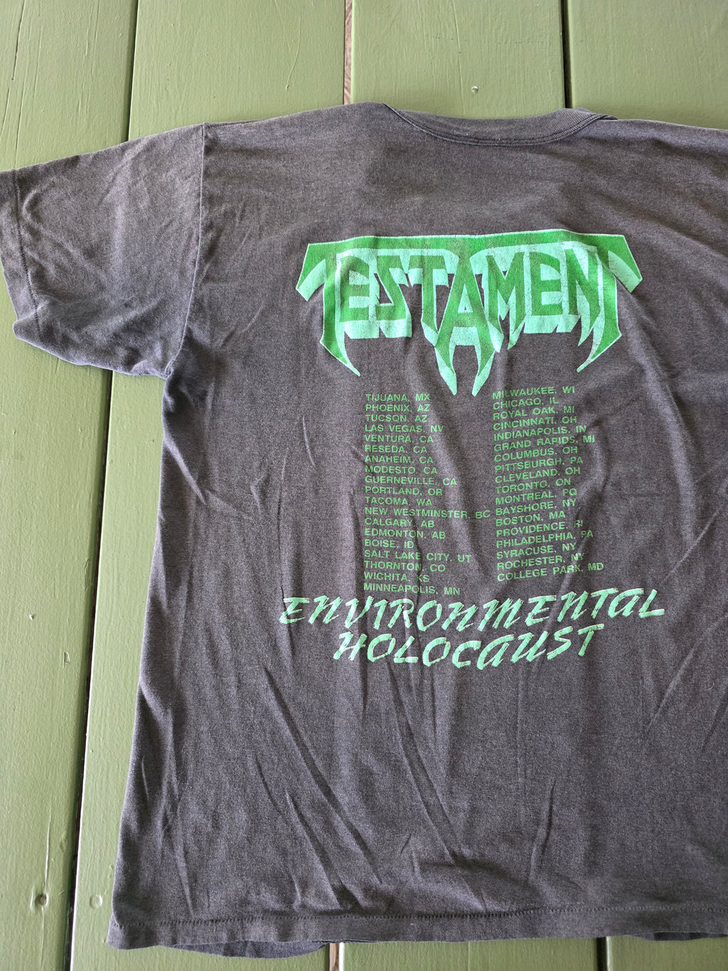 80s Testament Greenhouse Effect