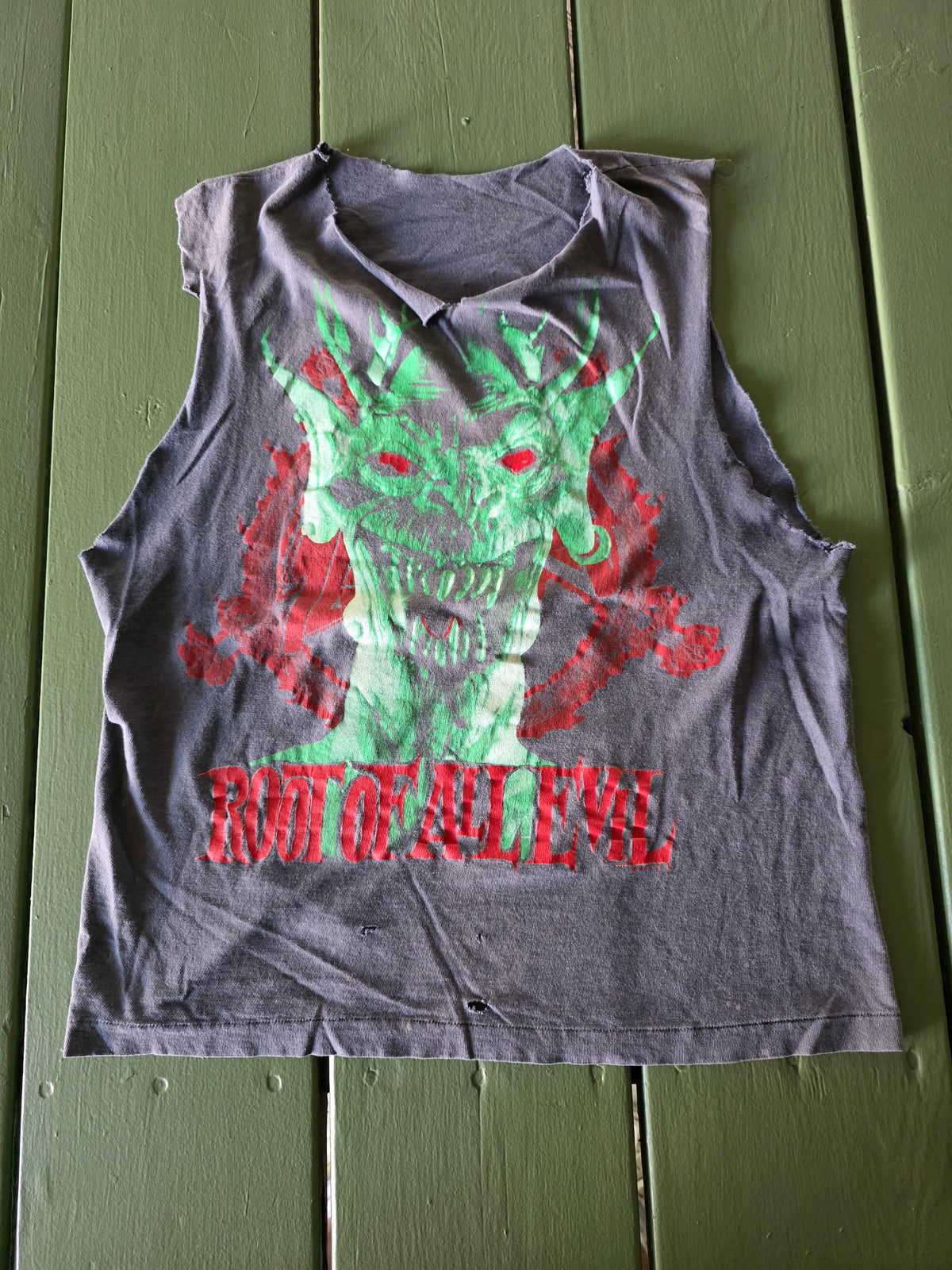 80s Slayer Root Of All Evil Shirt