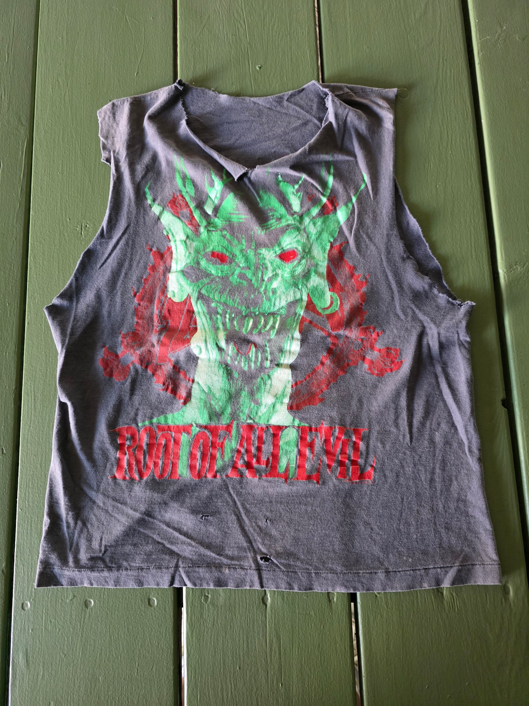 80s Slayer Root Of All Evil Shirt