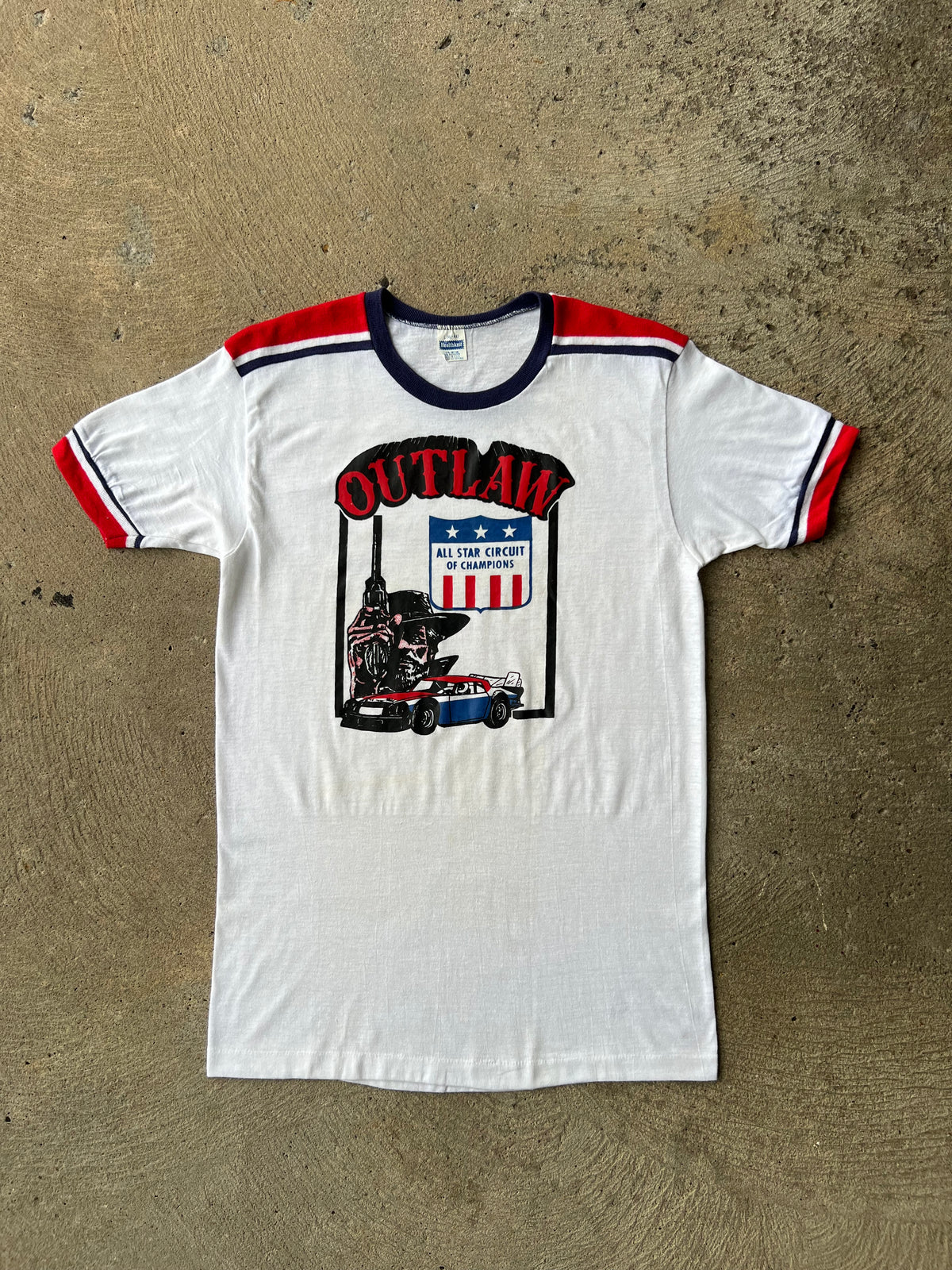 1970s Sprint Car All Star Circuit Deadstock Shirt Large