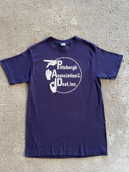 1970s Pittsburgh School For The Deaf Shirt Medium